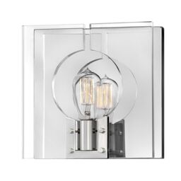 Netlighting Lisa McDennon by Hinkley Ludlow 1 Light Wall Light Polished Nickel in Grey - thumbnail 1