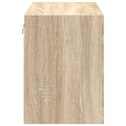 Berkfield Home Garage Wall Cabinets 2 pcs Sonoma Oak Engineered Wood in Brown - thumbnail 7