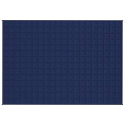 Berkfield Home Weighted Blanket Blue 137x200 cm Single 6 kg Fabric