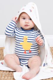 Kite Baby Old Macdonald Cuddle Wrap in Cream - thumbnail 2