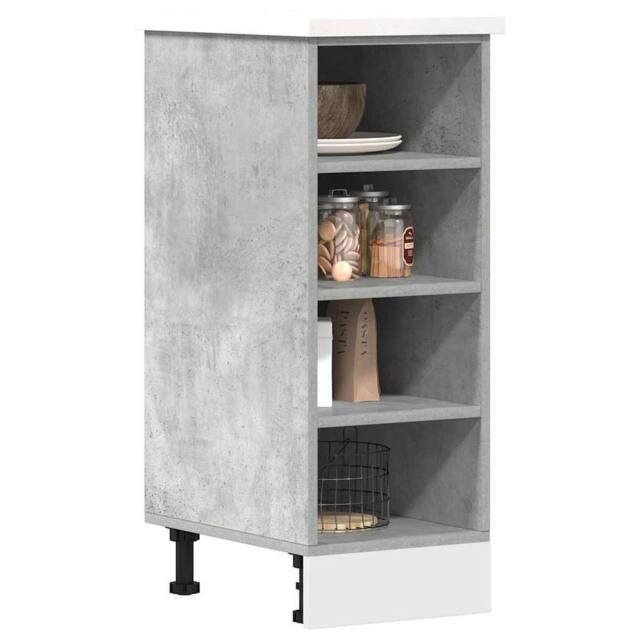 Berkfield Home Bottom Cabinet Concrete Grey 30x44, 5x81, 5 cm Engineered Wood - image 1