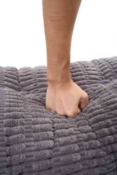 Living and Home Triangle Wedge Headboard Pillow Backrest Support Cushion in Dark Grey - thumbnail 9