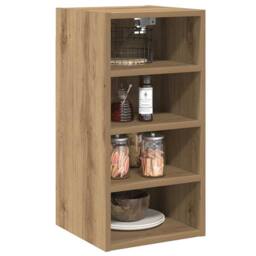 Berkfield Home Hanging Cabinet Artisan Oak 30x29.5x60 cm Engineered Wood in Brown - thumbnail 1