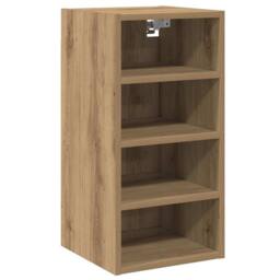Berkfield Home Hanging Cabinet Artisan Oak 30x29.5x60 cm Engineered Wood in Brown - thumbnail 3
