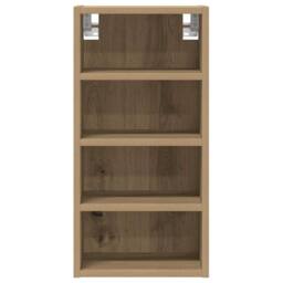Berkfield Home Hanging Cabinet Artisan Oak 30x29.5x60 cm Engineered Wood in Brown - thumbnail 4