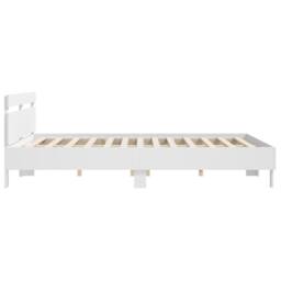 Berkfield Home Durable Bed Frame without Mattress White 180x200 cm Super King - thumbnail 6
