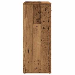 Berkfield Home Sideboard Old Wood 60x30x75 cm Engineered Wood in Brown - Size: 60 x 30 x 75 cm - thumbnail 6