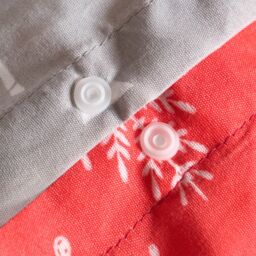 OHS Scandi Duvet Cover Bedding Set Reversible Christmas Quilt in Red - Size: Double - thumbnail 6