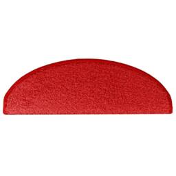 Berkfield Home Decorative Carpet Stair Treads 15 pcs Red 65x21x4 cm - Size: Medium - thumbnail 6