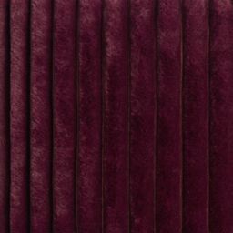 OHS 2 Pack Faux Fur Ultra Soft Thick Ribbed Square Cushion Covers, Burgundy - Size: 45 cm x 45 cm - thumbnail 4