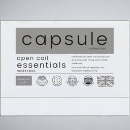 Cheshire Oakham Capsule 3000 Pocket Sprung Pillow Top Mattress 180cm Super King in White - Size: Small Single - thumbnail 4