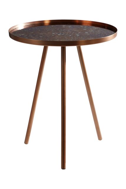 Orsina Elegant Design Side Table, Versatile Use Sidetable By Couch, Easily Maintained Corner Table in Metallic Gold - image 1