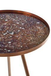 Orsina Elegant Design Side Table, Versatile Use Sidetable By Couch, Easily Maintained Corner Table in Metallic Gold - thumbnail 3