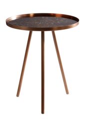 Orsina Elegant Design Side Table, Versatile Use Sidetable By Couch, Easily Maintained Corner Table in Metallic Gold - thumbnail 1
