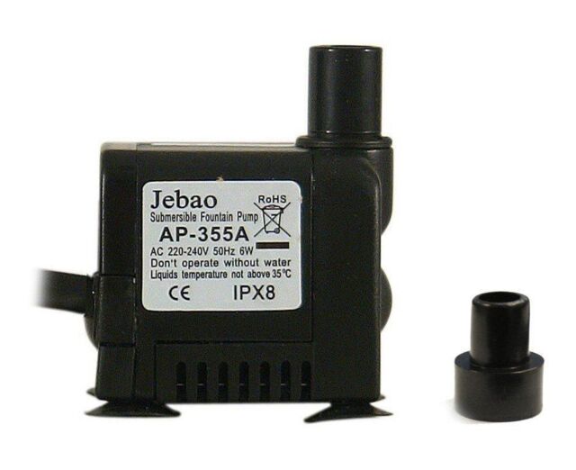 Primrose Mains Powered Water Feature Pump 350LPH in Black - image 1