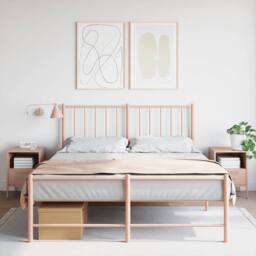 Berkfield Home Sturdy Bedside Cabinets 2 pcs Pink 36x39x50.5 cm Steel - thumbnail 2
