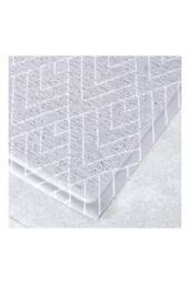 Artsy Mats Grey Geometric Pattern Indoor Outdoor Doormat - Size: 40 cm x 70 cm - thumbnail 2