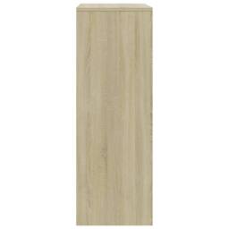 Berkfield Home Sideboard with 6 Drawers Sonoma Oak 50x34x96 cm Engineered Wood in Brown - Size: 50 x 34 x 96 cm - thumbnail 5