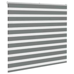 Berkfield Home Elegant Zebra Blind Dark Grey 155x150 cm Fabric Width 150.9 cm Po - thumbnail 1