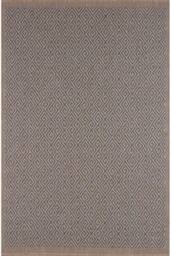 THE RUGS Jute-Looking Greek Key Outdoor Indoor Rug Blue Garden Nature 5100B - Size: 140 cm x 200 cm - thumbnail 1