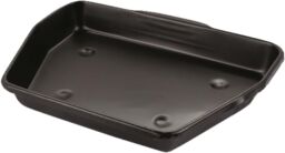 Almineez Traditional Ash Pan - 28cm Wide Fire Grates Fire Pit Fireplace in Black