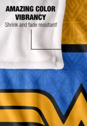 Wonder Woman Tri-Color Silky Touch Super Soft Throw Blanket 152 X 127 cm in White - thumbnail 4