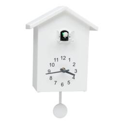 Havendro Modern Cuckoo Clock Bird Wall Clock House Quartz Decor White - thumbnail 3