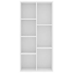 Berkfield Home Classic Book Cabinet White 50x25x106 cm Engineered Wood - Size: 50 x 25 x 106 cm - thumbnail 4