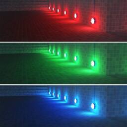Obasyhig Solar LED Underwater Pool Light in Blue - thumbnail 5