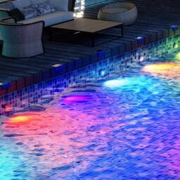 Obasyhig Solar LED Underwater Pool Light in Blue - thumbnail 3