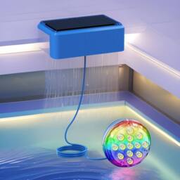 Obasyhig Solar LED Underwater Pool Light in Blue - thumbnail 2