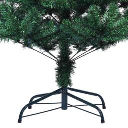 Berkfield Home Elegant Artificial Pre-lit Christmas Tree Green 150 cm PVC & Metal - thumbnail 8