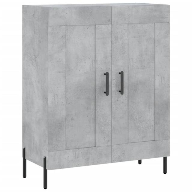 Berkfield Home Sideboard Concrete Grey 69.5x34x90 cm Engineered Wood - image 1