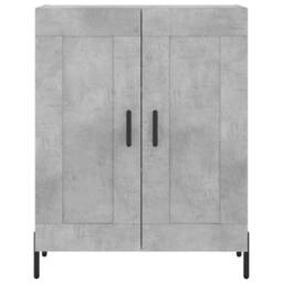 Berkfield Home Sideboard Concrete Grey 69.5x34x90 cm Engineered Wood - thumbnail 5