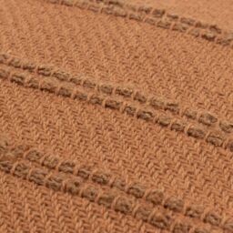 Yard Larch Woven Tasselled Cushion in Orange - Size: 45 cm x 45 cm - thumbnail 4