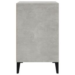 Berkfield Home Shoe Cabinet Concrete Grey 102x36x60 cm Engineered Wood - Size: 102 x 36 x 60 cm - thumbnail 4