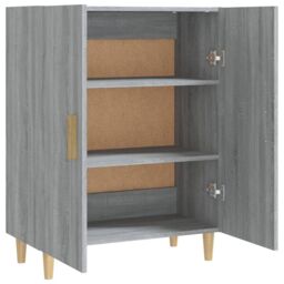 Berkfield Home Sideboard Grey Sonoma 70x34x90 cm Engineered Wood - Size: 70 x 34 x 90 cm - thumbnail 5