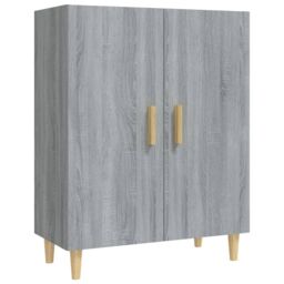 Berkfield Home Sideboard Grey Sonoma 70x34x90 cm Engineered Wood - Size: 70 x 34 x 90 cm - thumbnail 2