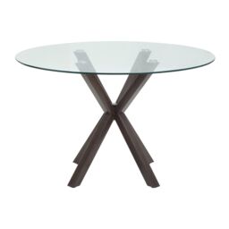 Orsina Salford Dining Table With Black Wood Effect Metal Legs - thumbnail 5
