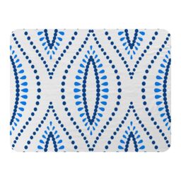 Benjamin Tate Design Boho Intricate Ogee Blanket in Natural - Size: 120 cm x 150 cm - thumbnail 1