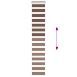 Berkfield Home Elegant Zebra Blind Brown 45x230 cm Fabric Width 40.9 cm Polyester - thumbnail 5