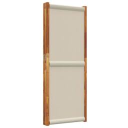 Berkfield Home 4-Panel Room Divider Light Grey 280x180 cm - thumbnail 5