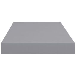 Berkfield Home Floating Wall Shelf Grey 50x23x3.8 cm MDF - thumbnail 5
