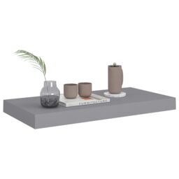 Berkfield Home Floating Wall Shelf Grey 50x23x3.8 cm MDF - thumbnail 3