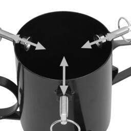 Berkfield Home Christmas Tree Stand Black 58x58x21 cm - Size: 58 x 58 x 21 cm - thumbnail 6