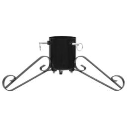 Berkfield Home Christmas Tree Stand Black 58x58x21 cm - Size: 58 x 58 x 21 cm - thumbnail 2