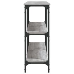 Berkfield Home Console Table Grey Sonoma 200x29x75 cm Engineered Wood - Size: 200 x 29 x 75 cm - thumbnail 5