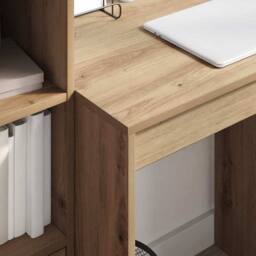 Berkfield Home Writing Desk Artisan oak Engineered wood 70 x 50 x 76 cm Simple in Brown - thumbnail 4