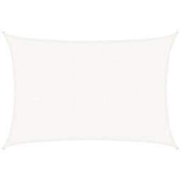 Berkfield Home Sunshade Sail 160 g/m ² White 3x4 m HDPE - thumbnail 3