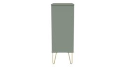 Ready Assembled 2 U Fuji 5 Drawer Chest (Ready Assembled) in Pale Green - thumbnail 2